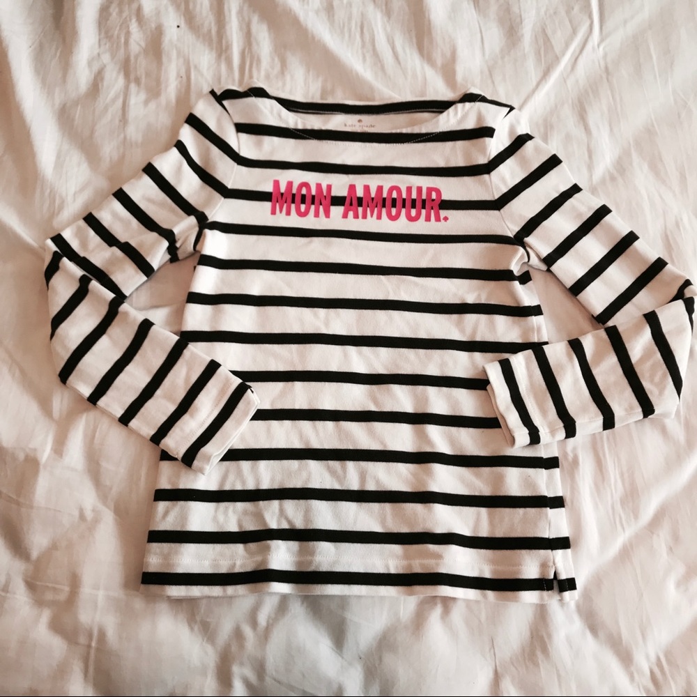Kate Spade Stripe Sweatshirt size M